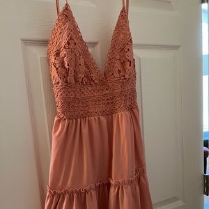 Short open back Dress